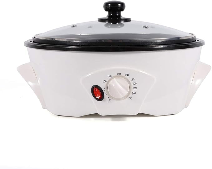 Home Coffee Roaster Machine with 1500g Max Capacity - for Coffee Bean Roasting - 800w Power and Non-Stick Pan - Featuring Lights Out Device for Safe Roasting