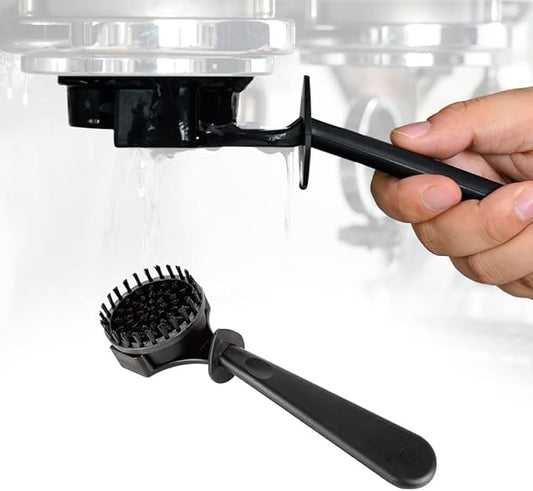 Espresso Coffee Machine Cleaning Brush Espresso Group Head Brush Detachable Nylon Bristles Espresso Machine Cleaning Bristle for 58mm Grouphead