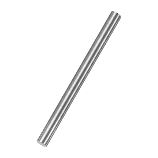 PATIKIL Pure Iron Bar, 0.79" Diameter 10" Length Iron String Rod Steel Stick DIY Craft Supplies for Crafting Science Lab Testing