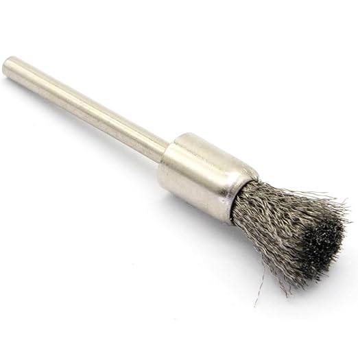 20PCS Wire Brushes - Metal Rust Removal, Polishing, Cleaning - 8mm Diameter, 3mm Shaft - Removes Burrs, Dust, and Oxide Layer - Handles Rough Surfaces - Designed for Industrial and DIY Enthusiasts