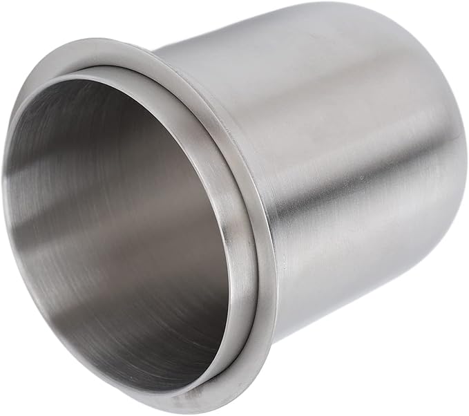 Coffee Dosing Cup, Dosing Cup Stainless Steel Coffee Dosing Cup, Coffee Dosing Cup Compatible All 58Mm Coffee Portafilters Espressos Dosing Cup For Cafes, (Stainless Steel Color)