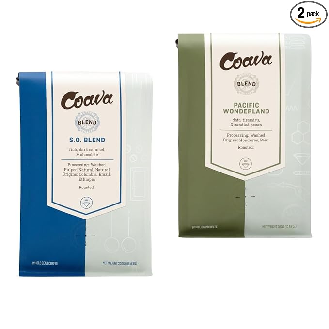 Bean Box Sampler - Roasted by Coava Roasters, 2-Pack, Whole Bean Coffee, Gourmet Coffee