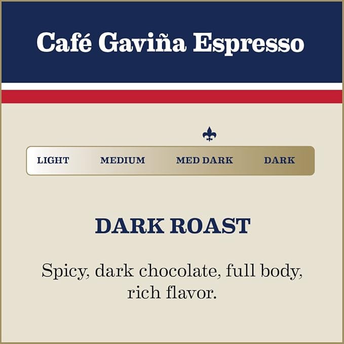 Café Gaviña Espresso Roast Extra Fine Ground Coffee,100% Arabica Dark Roast,10 oz Cans,(Pack of 6)