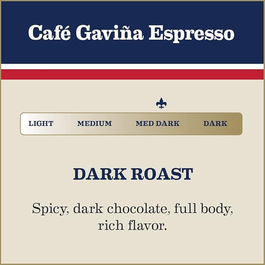 Café Gaviña Espresso Coffee, Fine Ground Dark Roast, 100% Arabica, 6 x 10 oz Bricks
