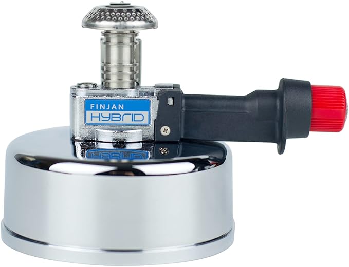 Portable Mini Butane Torch Burner for Siphon Coffee (Vacuum Pot) – Adjustable Flame, Refillable Tabletop Bunsen Burner for Brewing, Fondue & Lab Use By FINJAN