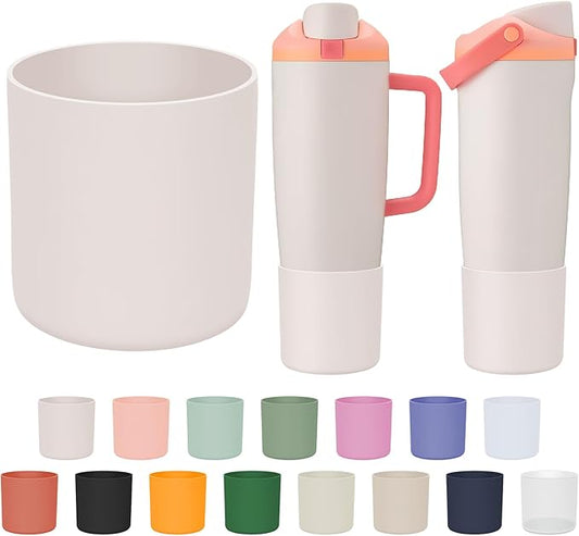 Silicone Higher Boot Compatible with Owala 30oz & 40oz FreeSip Sway Bottles & Tumblers, Large Protection Anti-slip Bottom Cover Sleeve for Freesip Sway Tumbler and Bottle