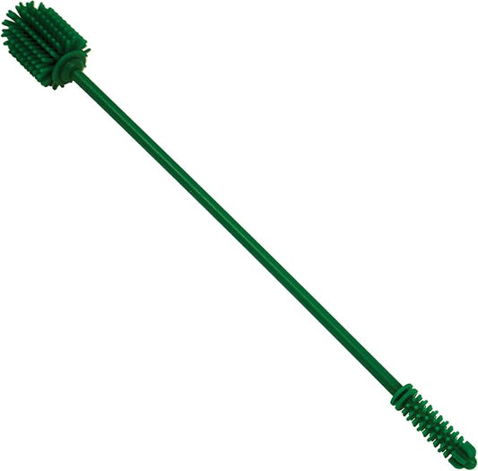LEM Products Silicone Dual-Head Stuffing Tube Cleaning Brush, Bottle Brush, Green, 12"