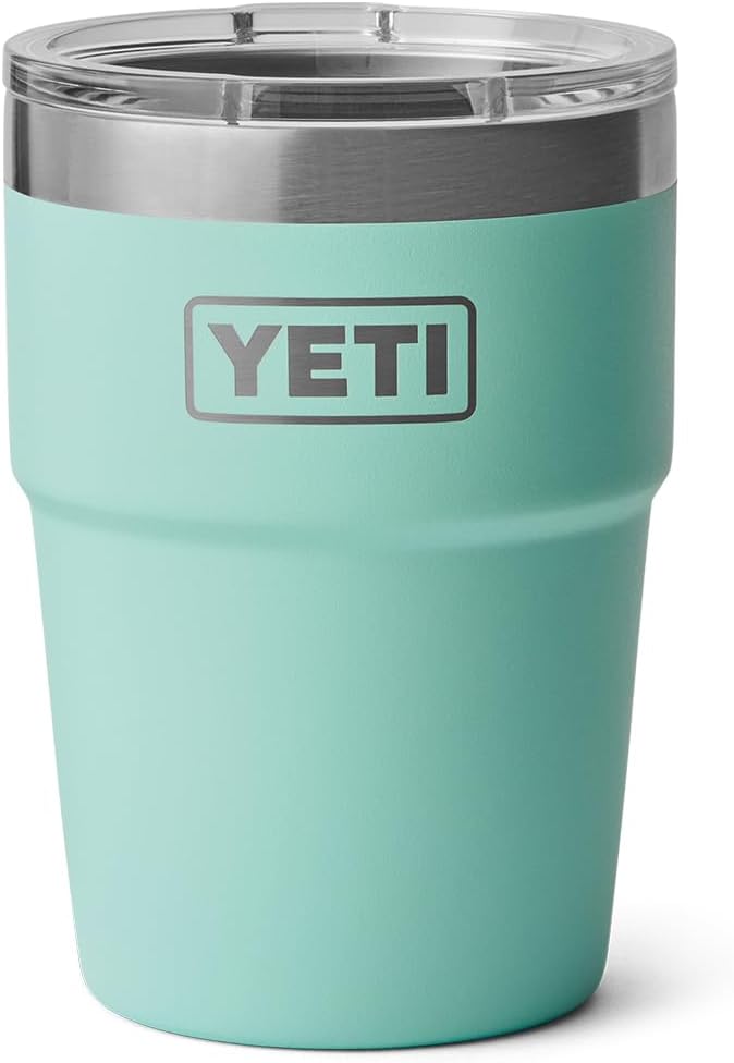 YETI Rambler 16 oz Stackable Tumbler, Vacuum Insulated, Stainless Steel with MagSlider Lid | Stackable, MagSlider Lid, Stackable, MagSlider Lid, Vacuum Insulated, Vacuum Insulated