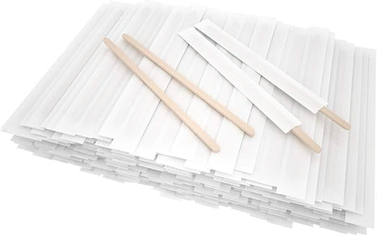 7.5 Inch 1000 Pcs Individually Wrapped Coffee Stirrers, Paper Wrapped Coffee Stir Sticks, Wrapped Stir Sticks, Tea and Hot Chocolate Gifts