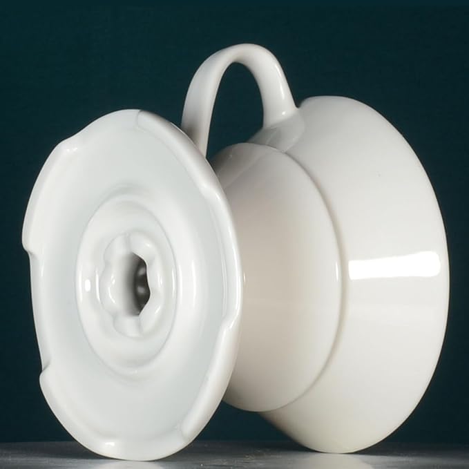 Pour Over Coffee Dripper Set / V60 Size 2 Ceramic Dripper + Drip Tray