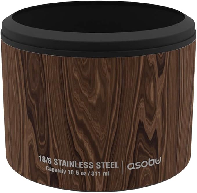 asobu Whiskey Sleeve Glass – Insulated Bourbon Tumbler with Premium Rocks Glass, BPA-Free, Double-Wall Stainless Steel, Keeps Drinks Cold Longer, 10.5oz
