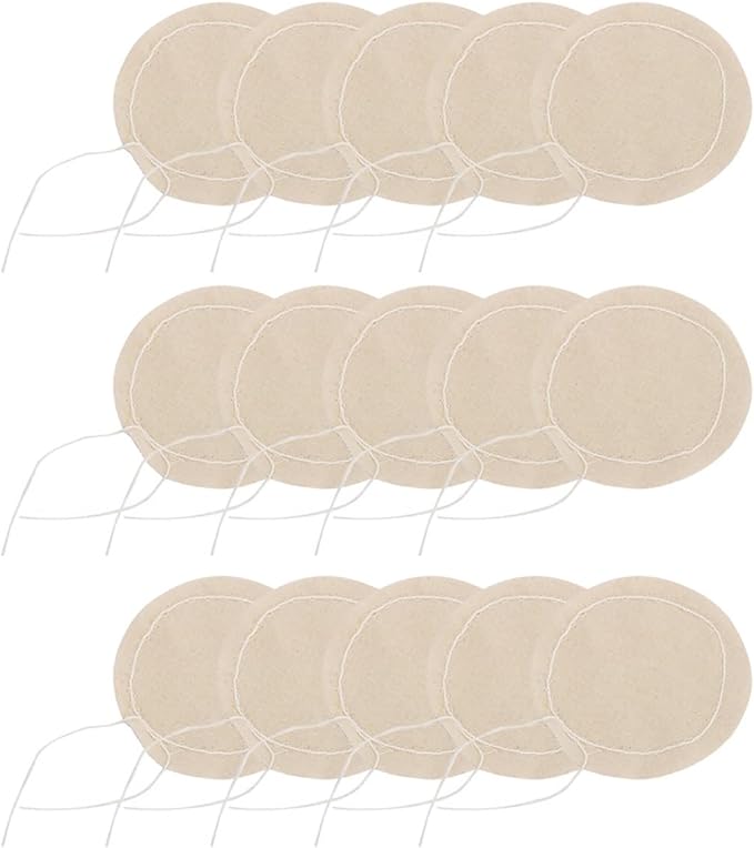 BESTonZON Reusable Coffee Filters for Coffee Maker Round Cotton Cloth Siphon Filter 4.13 Inch Eco-Friendly Replacement for Home & Office Brewing