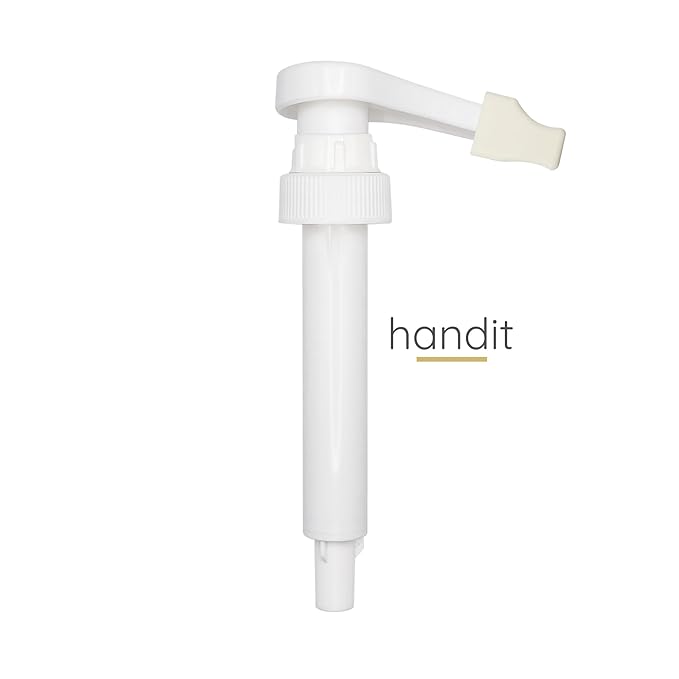 Handit - Coffee Syrup Pump Covers | Vanilla Color Rubber Silicone | Keep Syrups Preserved and Clean, Keep Counters, Bottles Clean | Fits Pumps for Torani, DaVinci, Skinny, Monin | 10-Pack