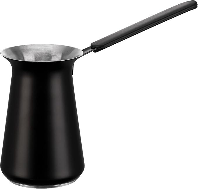 UNISWEET Turkish Coffee Pot - Coffee Maker, Briki Greek Turkish Pot, Arabic Tea Pot, Cezve/Ibrik Coffee Pot for Stovetop(400 ml,Serves 5)