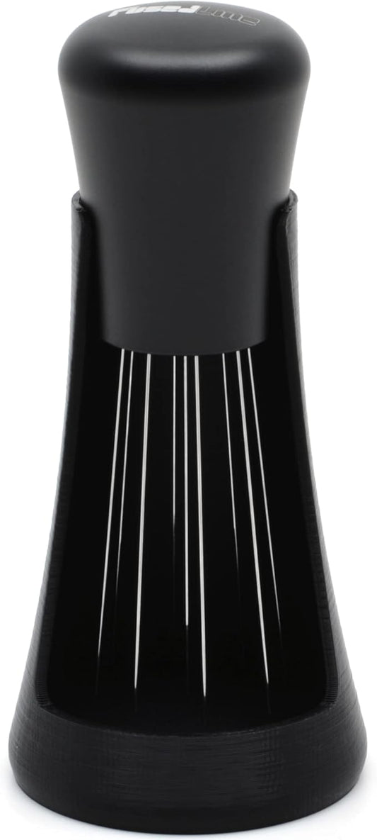WDT Tool and Self-Aligning Stand for Espresso | Precision Machined Aluminum Handle | Consistent Espresso Puck-Prep and Coffee Grounds Distribution