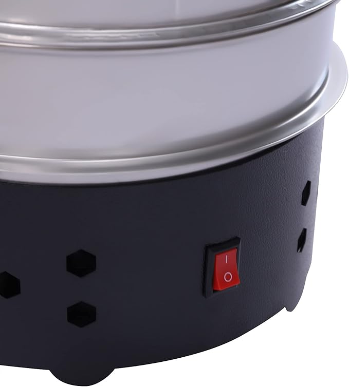 SHIPUNAYE Coffee Bean Cooler, 1.3lb Electric Coffee Roasting Cooling Machine, 2 Layer Stainless Steel Coffees Chaff Collect Cooler Tool, Mesh Brewing Cooling Tool for Home Cafe