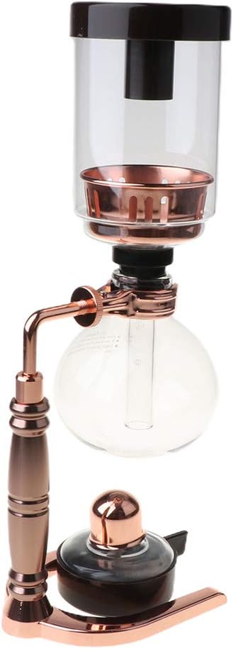 Idkska Japanese Style Siphon Coffee Maker Tea Siphon Pot Vacuum Coffeemaker Glass Type Coffee Machine Filter 3Cups