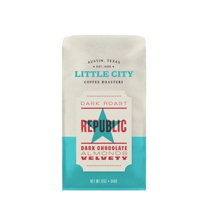 Republic - Roasted by Little City Coffee Roasters - Whole Bean Coffee - 12 Ounce Bag