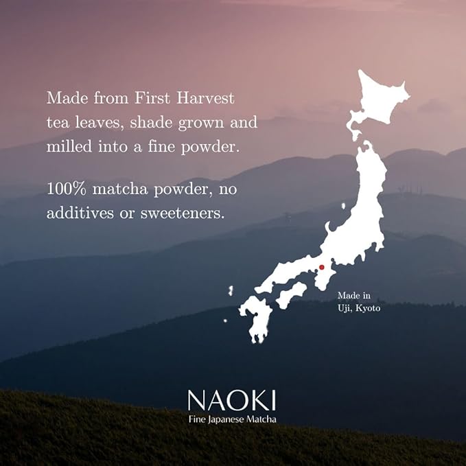 Naoki Matcha Superior Ceremonial Blend – First Harvest Uji Kyoto Matcha Powder, 100g