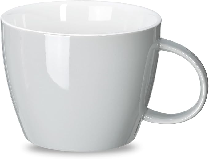 Coffee Mug, Microwavable Large Soup Bowl with Handle, for Hot Chocolate, Soup, Coffee, Milk and Tea, Jumbo Ceramic Coffee Cup Lead-Free, Cadium-Free, Dishwasher Safe, 30 OZ, Slate (Grey)