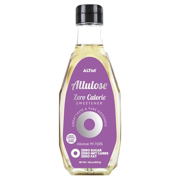 ALTist Allulose Syrup Sweetener – Zero Calorie Liquid Sugar Alternative, Keto, Vegan, Non-GMO, Plant-Based | 1:1 Sugar Replacement, No Net Carbs, Zero Fat, 17.7 fl oz - Original