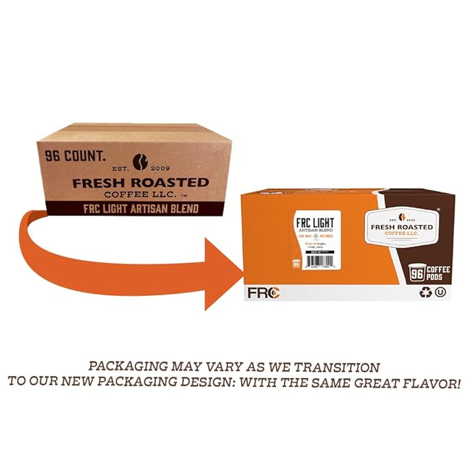 Fresh Roasted Coffee, Bold Artisan Blend Variety Pack, K-Cup Compatible, 96 Pods