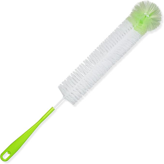 LiKee Super-Long 18" Bottle Cleaning Brush, Extra-Large 2.5” Wide Cleaner, Flexible Long Handle Brush for Water Bottle, Cups, Baby Bottle