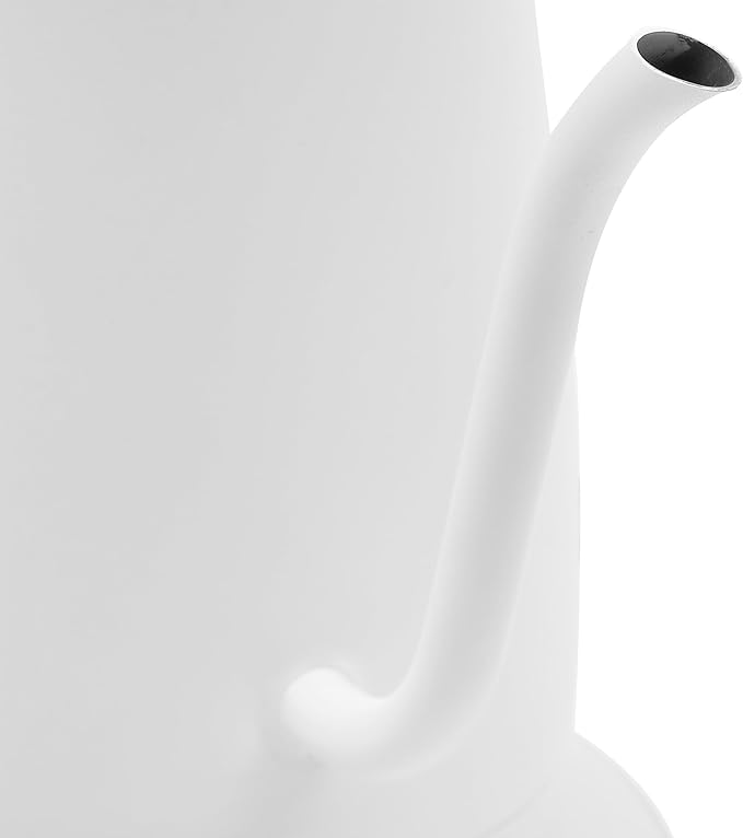 Haden 0.6-Liter Stainless Steel Electric Kettle, Gooseneck Hot Water Kettle with 360-Degree Base and Auto Shutoff, Ivory & Chrome