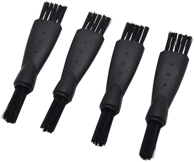 8pcs 60mm Plastic Cleaning Brush for Spices Herb Grinders, Black