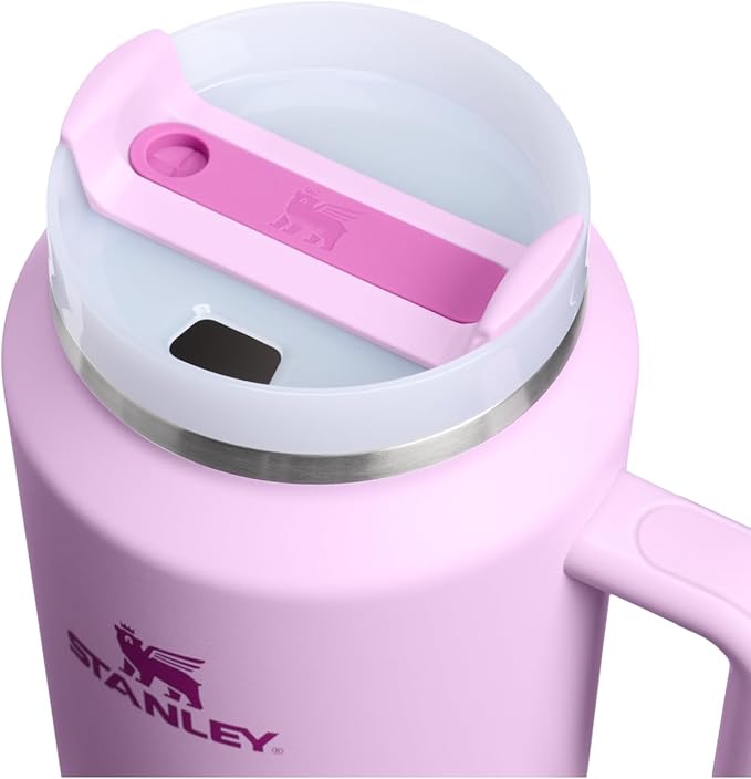 STANLEY Quencher H2.0 Tumbler with Handle and Straw 64 oz | Flowstate 3-Position Lid | Cup Holder Compatible for Travel | Insulated Stainless Steel Cup | BPA-Free | Soft Orchid