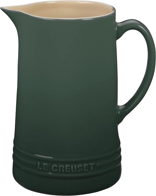 Le Creuset Stoneware Pitcher, 1.6 qt., Artichaut