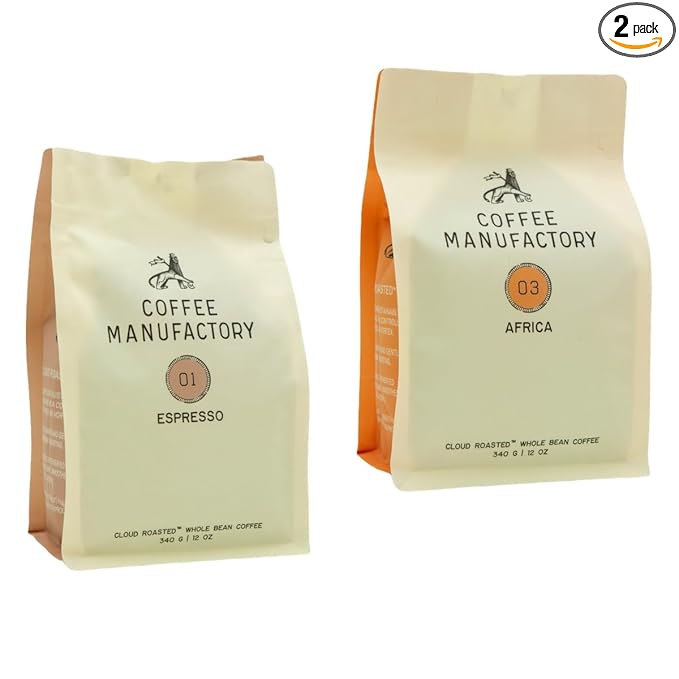Bean Box Sampler - Roasted by Manufactory, 2-Pack, Whole Bean Coffee, Gourmet Coffee