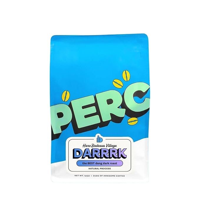 Darrrk - Roasted by Perc Coffee - Freshly Ground Coffee - 2 Pound Bag