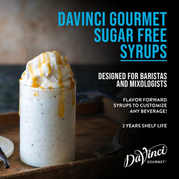 DaVinci Gourmet Sugar-Free Original Hazelnut Syrup, 25.4 Fluid Ounces (Pack of 4)