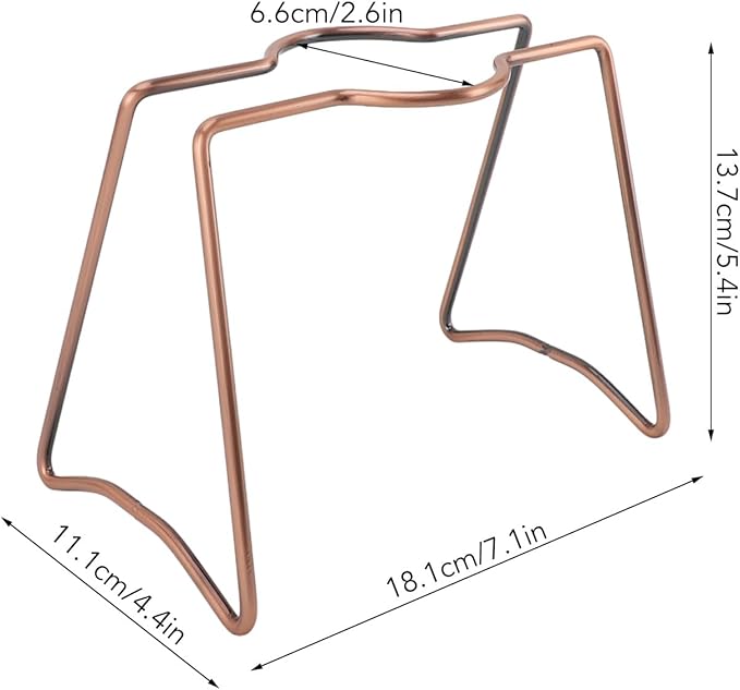 Pour Over Coffee Dripper Stand, Iron Filter Holder Rack for Manual Brewing, Stable Drip Coffee Stand with Electroplating Craft, Perfect for Home Cafe Office Use