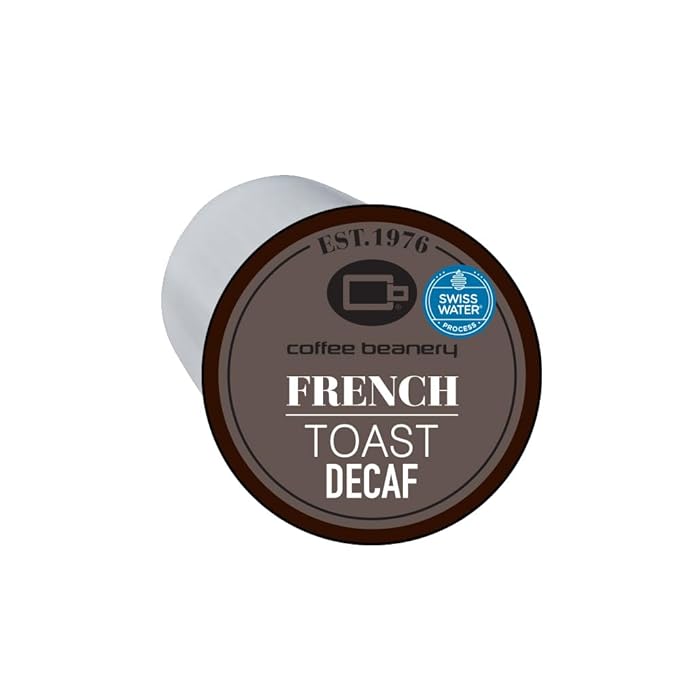 French Toast Decaf Coffee Pods by Coffee Beanery | 192ct Bulk Flavored Decaf Coffee Pods Medium Roast Coffee Pods| 100% Specialty Arabica Coffee| Gourmet Coffee Pods