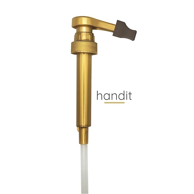 Handit - Coffee Syrup Pump Covers | Chocolate Color Rubber Silicone | Keep Syrups Preserved and Clean, Keep Counters, Bottles Clean | Fits Pumps for Torani, DaVinci, Skinny, Monin | 10-Pack