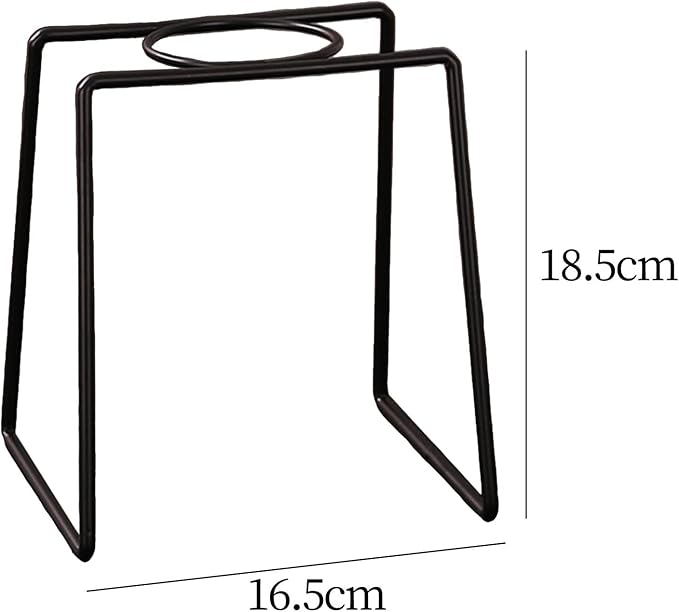 YWJLQH Pour Over Coffee Stand, Coffee Filter Holder, Reusable Iron Frame Coffee Support Station, Style B