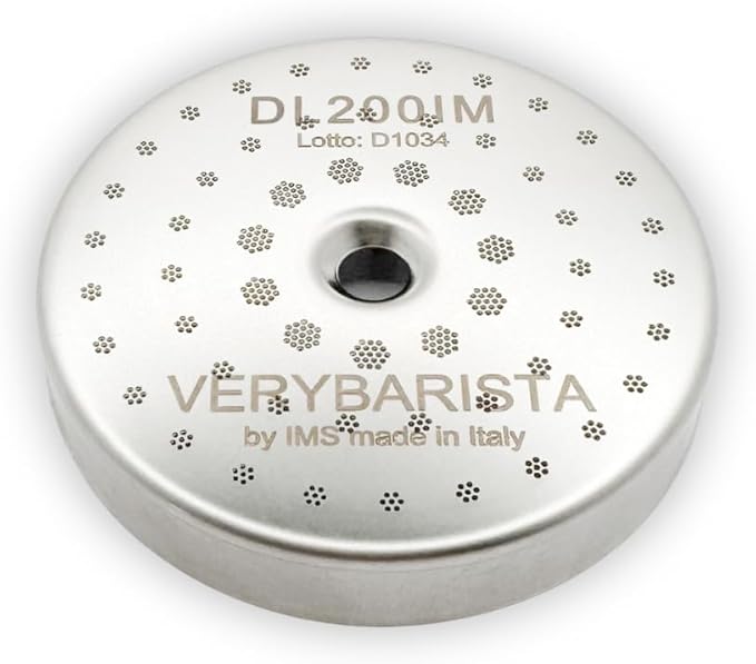 IMS Precision Shower Screen DL200IM with Custom Verybarista Design for Delonghi Dedica, La Specialista, Maestro