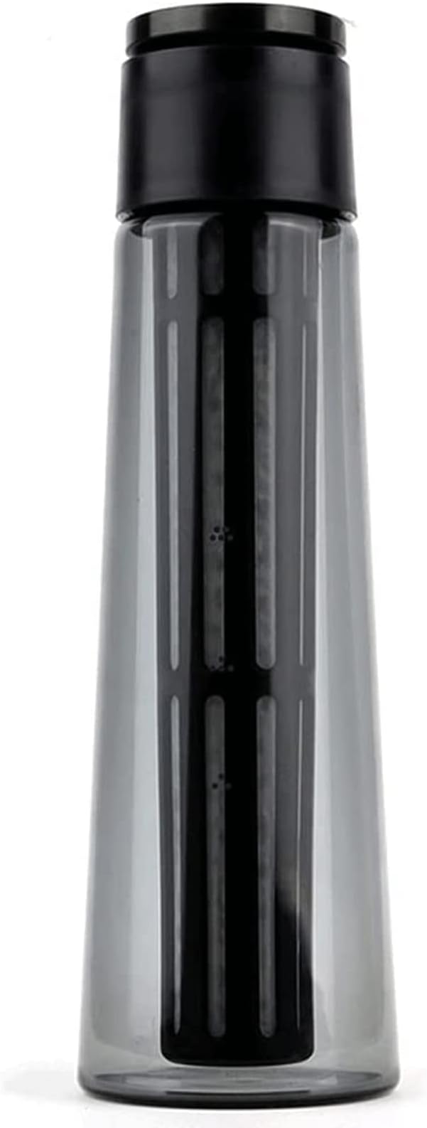 Habiba Iced Drip Coffee Maker Airtight Cold Brew Iced Coffee Maker，Cone Borosilicate Glass Tea Maker，400ML Fruit Teapot with PP Material 300 Mesh Filter Reusable