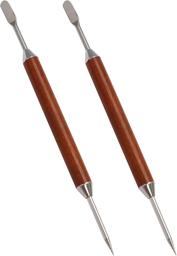 2 Pcs Latte Art Pen Cinnamon Pen for Barista, Coffee Latte Art Tools Barista Espresso Accessories for Coffee Bar Baristas Make Latte Cappuccino Macchiato