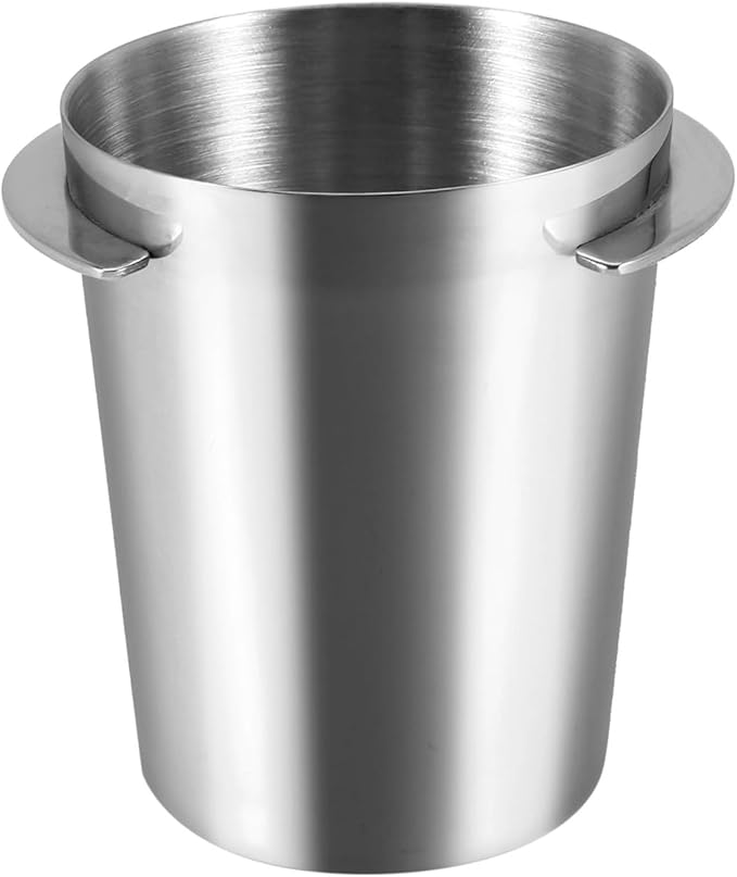 Coffee Dosing Cup 51mm, Stainless Steel Espresso Dosing Cup Coffee Machine Powder Feeder, Mug Coffee Powder Dosing Cup for Espresso Machine with 51mm Portafilter