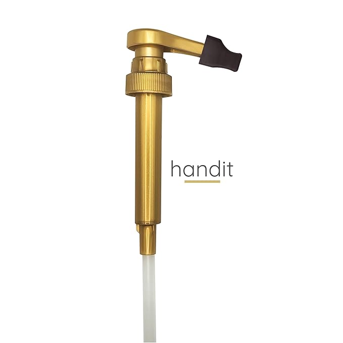 Handit - Coffee Syrup Pump Covers | Espresso Color Rubber Silicone | Keep Syrups Preserved and Clean, Keep Counters, Bottles Clean | Fits Pumps for Torani, DaVinci, Skinny, Monin | 10-Pack