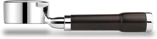 LILQ 58mm Bottomless Naked 2 Ears Portafilter | Compatible with Gaggia Machines | Stable Handle (Blackwood Fusion, 58mm For Gaggia)