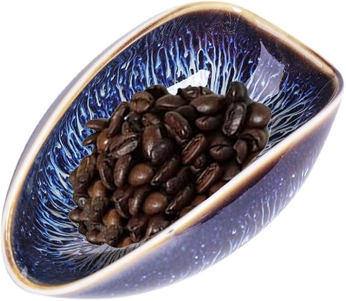 Ceramic Coffee Scoop Coffee Bean Weighing Bowl Tea Scoop Coffee Powder Spoon