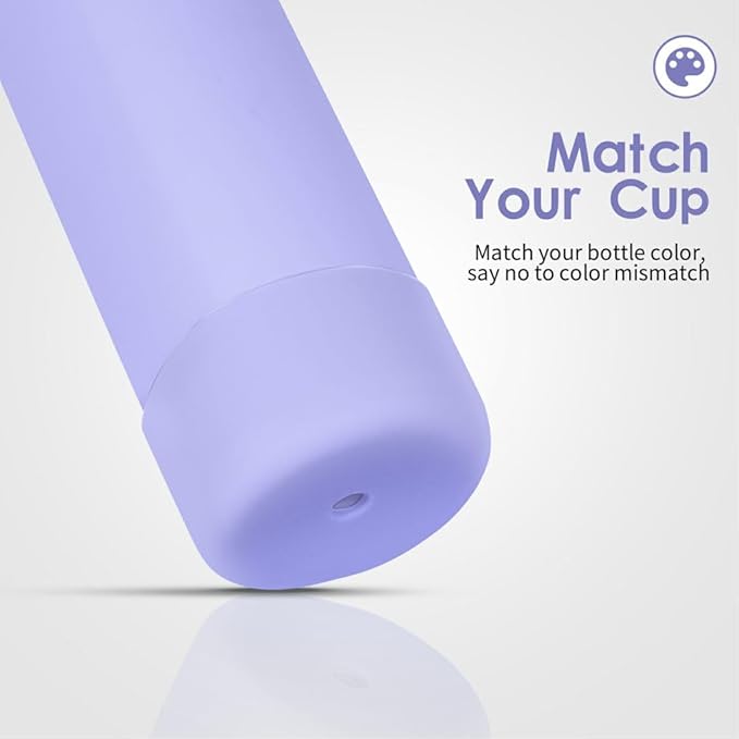 2PCS Silicone Water Bottle Boot, Compatible with Owala 24oz 32oz 40oz, Protective Anti-Scratch & Anti-Dent No Noise Sleeve Cover for FreeSip/Twist/Flip Water Bottles (Retro Boardwalk, 24oz)