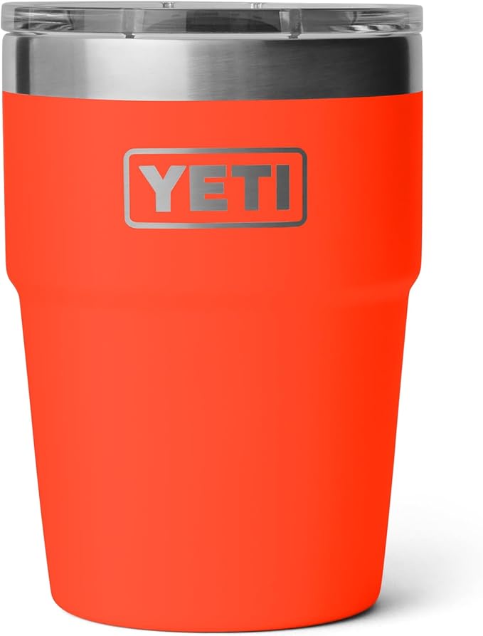 YETI Rambler 16 oz Stackable Tumbler, Vacuum Insulated, Stainless Steel with MagSlider Lid | Stackable, MagSlider Lid, Stackable, MagSlider Lid, Vacuum Insulated, Vacuum Insulated