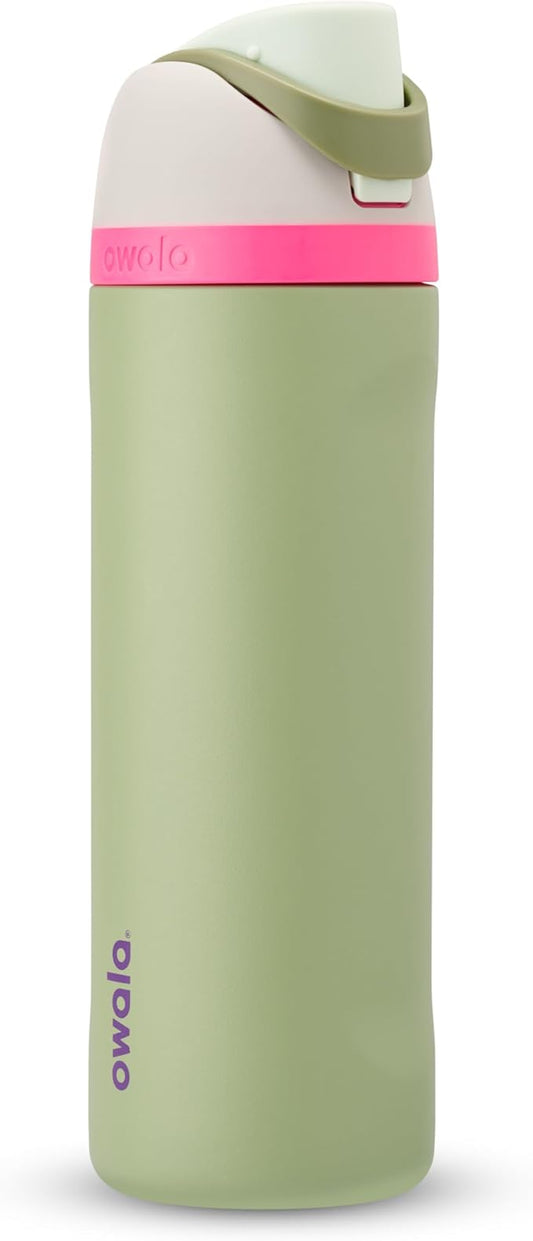 BlenderBottle C05770 FreeSip 24oz Stainless Steel - Neo Sage