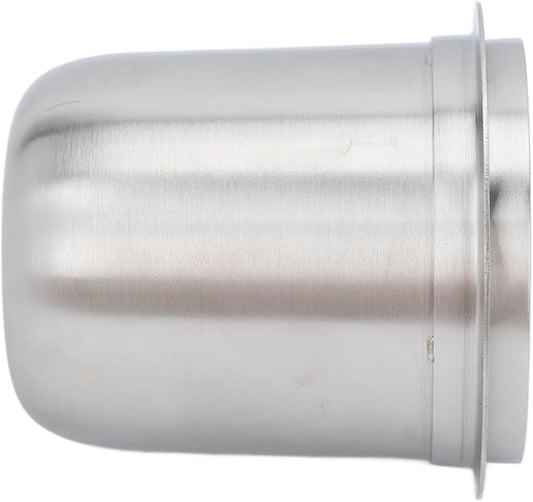 Coffee Dosing Cup, Dosing Cup Stainless Steel Coffee Dosing Cup, Coffee Dosing Cup Compatible All 58Mm Coffee Portafilters Espressos Dosing Cup For Cafes, (Stainless Steel Color)