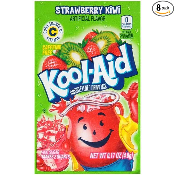 Doofie Deals Kool-Aid Drink Mix - 8 Packets (Strawberry Kiwi)